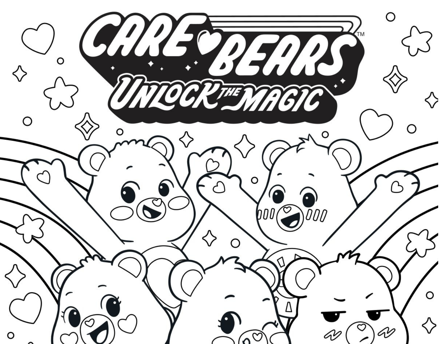 Care Bears – Unlock the Magic Colouring Sheet
